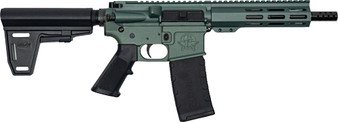 GLFA AR15 PISTOL W/BRACE 223 - WYLDE 7.5" NIT CHARCOAL GREEN