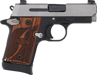 SIG P938 9MM 3" SAO XRAY3 - 6/7RD TWO-TONE/WALNUT