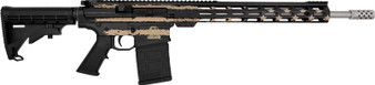 GLFA AR10 RIFLE 308 WIN - 18" S/S BBL DESERT FLAG 10-RDS