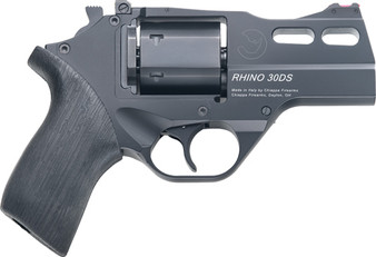 CHIAPPA RHINO 30SA 357MAG - 3" ADJ. SIGHT BLACK/RUBBER