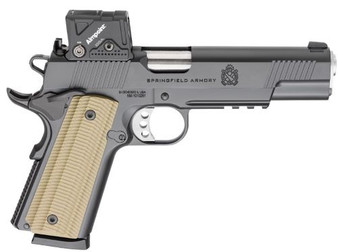 SPRINGFIELD 1911 OPERATOR AOS - 45ACP 5" 8RD BLACK W/COA OPTIC