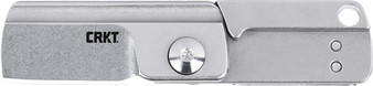 CRKT BOX KEY 1.24" PLAIN EDGE - STONEWASH SLIPJOINT