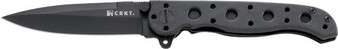 CRKT M16-01KZ 3" FINE EDGE - SPEAR POINT BLACK BLADE