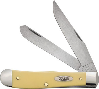 CASE KNIVES YELLOW SYNTHETIC - SMOOTH TRAPPER