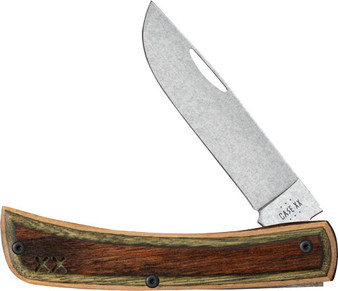 CASE KNIVES CROSSROADS SERIES - BROWN/GREEN LAM SOD BUSTER JR