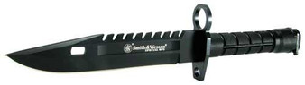 S&W BAYONET SPECIAL OPS M-9 - 7.8" FIXED BLADE BLACK