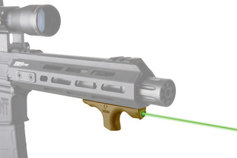 VIRIDIAN LASER HANDGUARD HS1 - GREEN W/HAND STOP M-LOK FDE