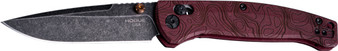 HOGUE MYSTO 3.4" ABLE LCK FLDR - CLIP POINT STONEWASH REDSTONE
