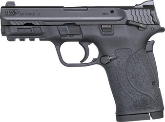 S&W SHIELD M2.0 M&P 380ACP EZ - BLACKENED SS/BLK THUMB SAFETY