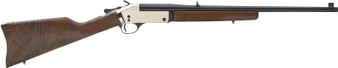 HENRY H15 SINGLE BARREL 44MAG - 22" BRASS RECEIVER WALNUT