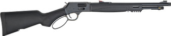 HENRY H12 X MODEL LEVER 44MAG - 17.4" TB BLUED BLACK SYN.