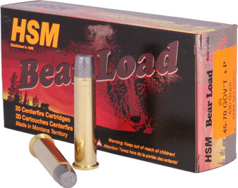 HSM 45-70 430GR BEAR RNFP 20RD