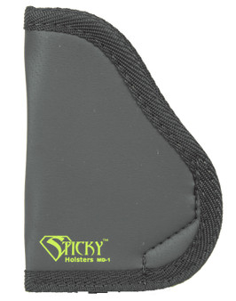 Sticky Holsters MD1 MD-1  Black/Green Latex Free Rubber Fits Small 9mm Ambidextrous