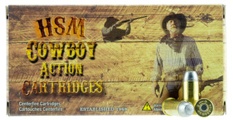HSM 44R1N Cowboy Action  44 Russian 200 gr Round Nose Flat Point 50 Per Box/ 10 Case