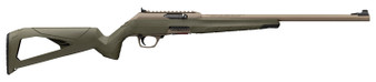 Winchester Repeating Arms 521158102 Wildcat SR 22 LR 10+1 16.50" Flat Dark Earth Button Rifled Barrel, Flat Dark Earth Picatinny Rail Polymer Receiver, Adj Cheek Piece & LOP OD Green Synthetic Stock