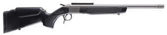 CVA CR4442S Scout Takedown 45-70 Gov 1rd 22" Stainless Fluted Threaded Barrel, Stainless Steel Receiver w/Picatinny Rail, Adj Comb & LOP Black Synthetic Stock