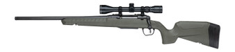 Savage Arms 33194 Axis 2 XP 30-06 Springfield 4+1 20" Matte Black Carbon Steel Threaded Barrel & Drilled & Tapped Receiver, OD Green Synthetic Fixed w/Pistol Grip Stock, 3-9x40mm Duplex Scope, Left Ha