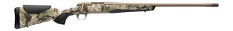 Browning 036138218 X-Bolt 2 Speed 308 Win 4+1 22" Smoked Bronze Cerakote Fluted Threaded Barrel & Steel Drilled & Tapped Receiver, Kryptek Obskura Transitional Camo Adj Vari-Tech Synthetic Stock, Righ