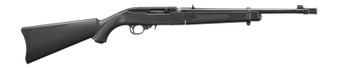 Ruger 32011 10/22 Takedown 22 LR 10+1 16.40" Satin Black Alloy Steel Threaded Barrel & Receiver w/Scope Rail, Black Fixed Synthetic Stock