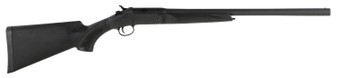 Stevens 22559 301  Compact 20 Gauge Break Open 3" 1rd 22" Matte Black Single Shot Barrel, Matte Black Carbon Steel Receiver, Fixed Matte Black Synthetic Stock, Ambidextrous