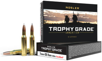 Nosler 60042 Trophy Grade  7mm-08Rem 140gr Nosler AccuBond 20 Per Box/10 Case