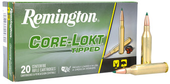 Remington Ammunition 29039 Core-Lokt Tipped 308Win 150gr Core-Lokt Tipped 20 Per Box/10 Case