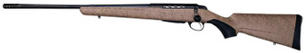 Tikka JRTXRT470 T3x Lite 7mm Rem Mag 3+1 24.30" Fluted/Threaded, Black Barrel/Rec, Black Webbed Tan Roughtech Synthetic Stock, Interchangeable Grip, Muzzle Brake Left Hand