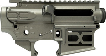 FAXON AR-15 X-TRA LITE - RECEIVER SET TITANIUM STRIPPED