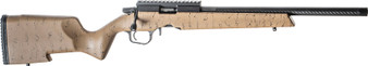CHRISTENSEN RANGER 22LR 18" - CF BBL/STOCK TAN W/BLACK WEB