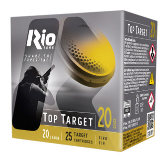 Rio Ammunition TT2075 Top Target  20Gauge 2.75" 7/8oz 7.5Shot 25 Per Box/10 Case