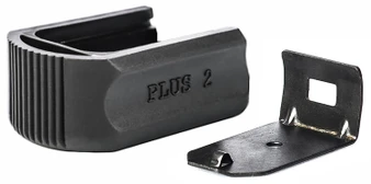 Mec-Gar F42099SET Plus-2 Adapter Set Black Aluminum/polymer, Fits Mec-Gar Optimum Flush Magazines