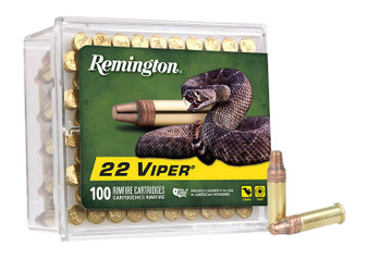 Remington Ammunition 21288 Viper  22LR 36gr Truncated Cone Solid 100 Per Box/50 Case