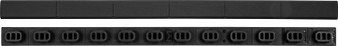 Magpul MAG602-BLK M-LOK Rail Covers Type 1  Black
