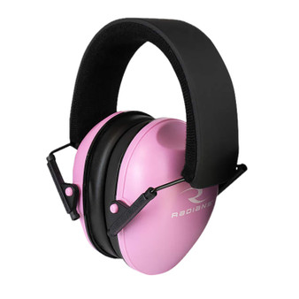 Radians LS0800CS Lowset Passive Muff 21 dB Over the Head Pink/Black Women 1 Pair