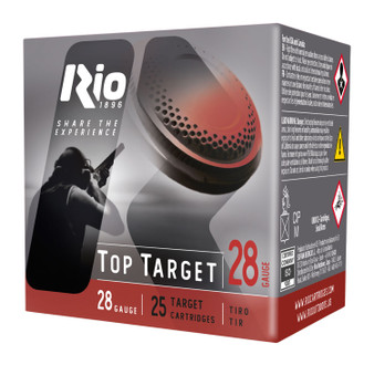 Rio Ammunition RC288 Top Target  28 Gauge 2.75", 3/4 oz 8 Shot, 25 Per Box/10 Cs