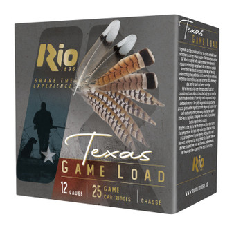 Rio Ammunition TGHV3675TX Texas Game Load High Velocity 12Gauge 2.75" 1 1/4oz 7.5Shot 25 Per Box/10 Case