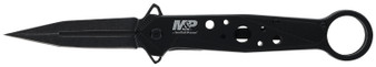 Smith & Wesson Knives 1193183 M&P Folding Dagger Folding Dagger Plain Black 8Cr13MoV SS Blade