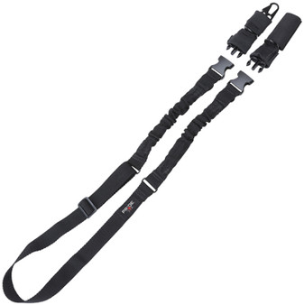 Tac Six 8911 Citadel Single & Double Point Sling Black Webbing 50" OAL Single to Two Point MSR