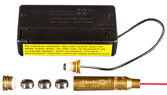 Aimshot BS22320X Laser Boresighter  Cartridge 223 Rem Brass 20X Brighter