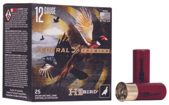 Federal HVF12H75 Premium Hi-Bird 12Gauge 2.75" 1 1/4oz 7.5Shot 25 Per Box/10 Case