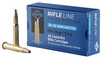 PPU PP30302 Standard Rifle  30-30Win 170gr Flat Soft Point 20 Per Box/10 Case