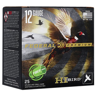Federal HVF12HW5 Federal Premium Hi-Bird 12Gauge 2.75" 1 1/4oz 5Shot 25 Per Box/10 Case