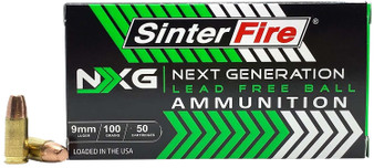 SinterFire Inc SF9100NXGLF9mm Luger 100gr 50 Per Box/20 Case