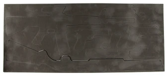 Hornady 98251 Foam Gun Sheet 40" x 18" x 1.2" Black