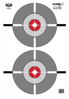 Birchwood Casey 37061 EZE-Scorer  Bullseye Paper Target 12" x 18" 100 Per Pack