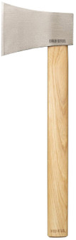Cold Steel 90AXF Competition Throwing Axe 4" Hatchet Plain 1055 Carbon Steel Blade American Hickory Handle 16"