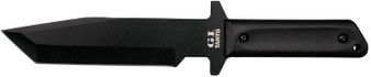 Cold Steel CS80PGTK G.I.  7" Fixed Tanto Plain Black Rust Resistant Finish 1055 Carbon Steel Blade/Black Polypropylene Scales Handle Includes Sheath