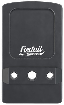 Foxtail Precision 100014 Rear Sight Dovetail Optic Adapter Plate for non MOS Glock  Black Anodized Glock Non MOS