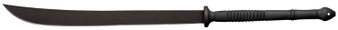 Cold Steel CS97THAMS Thai  22" Black Matte Baked-On Anti Rust 1055 Carbon Steel Blade/ Flat, Oval Black w/Steel Guards Polypropylene Handle 36.50" Long Includes Sheath