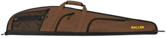 Allen 99452 Daytona Shotgun Case 52" Mocha Brown Endura w/ Black Trim Adjustable Sling, 4 Pockets & Easy Clean Lining